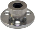CHROME BRASS CABLE OUTLET 1/4