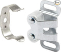 DOUBLE ROLLER CABINET CATCH W/CLIP (2 PK)