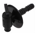 UNIVERSAL DRAIN VALVE 3/8IN OR 1/2IN BARB W/ FLANGE BULK