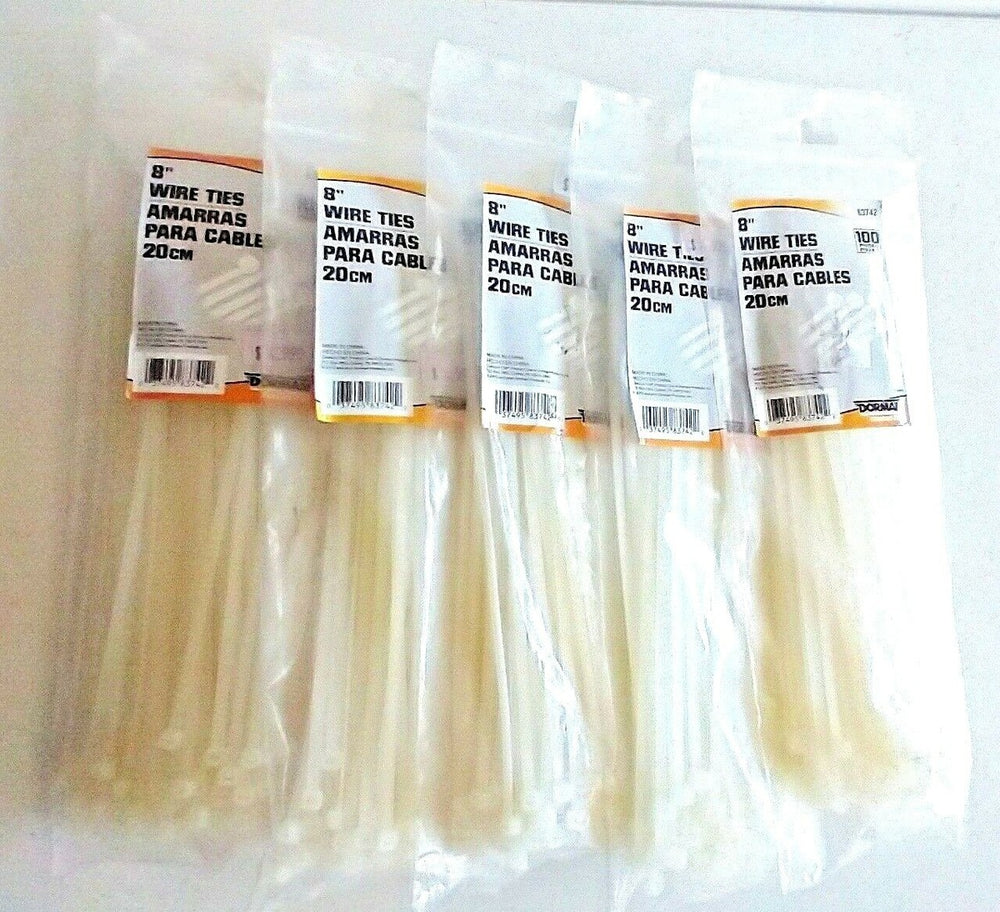 WIRE TIE 8 NATURAL 100