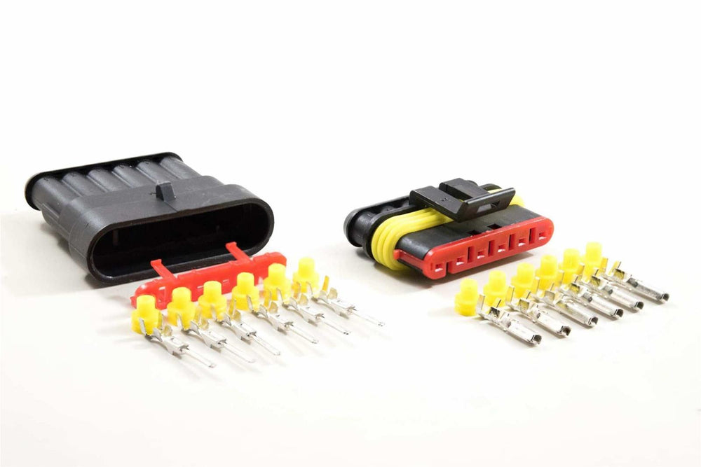 CONNECTOR: AMP MALE - 5 PIN