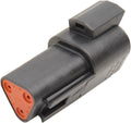 NAMZ Deutsch DT Series 3-Wire Receptacle & Wedgelock - Black (HD 72103-94BK)