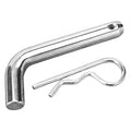 ZINC PLATED STEEL RECEIVER PIN W/CL