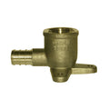 PEX ELBOW 1/2IN X 1/2IN FEMALE W/POLYNUTLEAD FREE BRASS