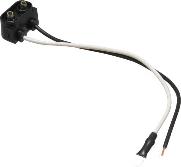 PLUG 2 WIRE LED MKR LGT STRPD & RIN