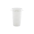 VENTED BAIT JAR,.5 LITER,FLOUR.ORNG