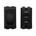 ON/OFF/ON SWITCH BLACK 1/CARD