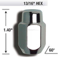 ACORN HT LUG 13/16" 1/2 CHR BAG