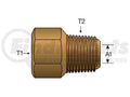BRASS THREADED SLEEVE