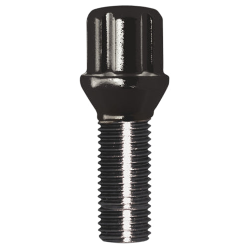 SPLINE LUG BOLT 14-1.50 40MM BLK BU
