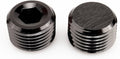 1/8in Allen Head Pipe Plug (2pk) Black