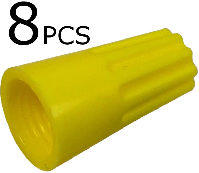 1812 GA YELLOW WIRE NUT(8)