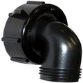 DRAIN CONNECTOR 90 DEGREES 11/2IN X 3/4IN CARDED