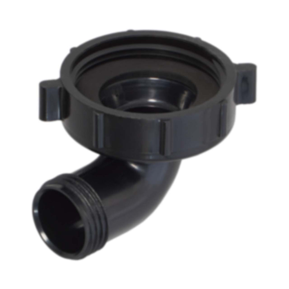 DRAIN CONNECTOR 90 DEGREES 11/2IN X 3/4IN CARDED