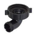 DRAIN CONNECTOR 90 DEGREES 11/2IN X 3/4IN CARDED