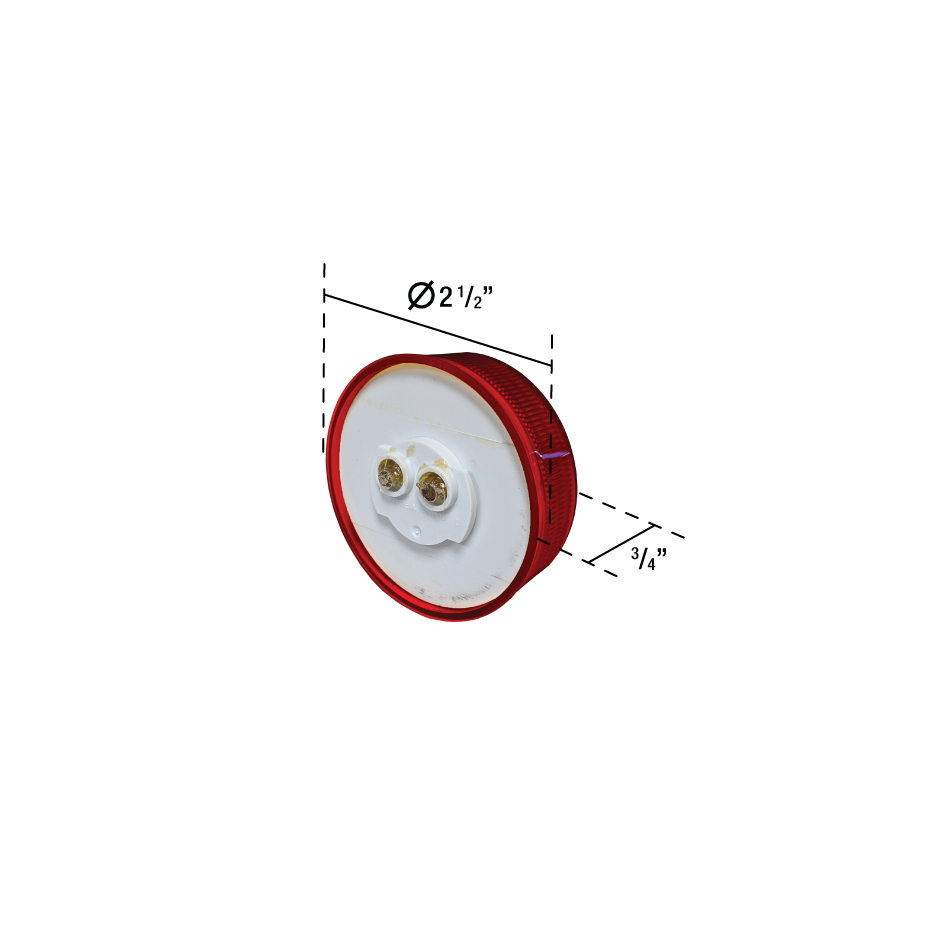 UNI-BOND LIGHTING SAFETY red auto part