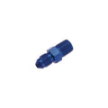 03 STRAIGHT MALE ADAPTER TO 04 (1/4) NPT MALE BLUE