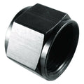 Fragola -4AN Aluminum Flare Cap - Black
