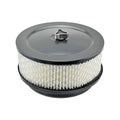 Air Cleaner Base 6-1/2in Flat Style Black