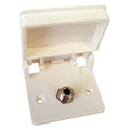 EXTERIOR TV RECEPTACLE (WHITE)