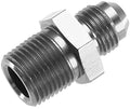06 STRAIGHT MALE ADAPTER TO 02 (1/8) NPT MALE CLEAR