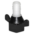 WINGNUT SWIVEL NYLON 1/2IN14 NPT (F) X 5/8IN BARB