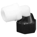 WINGNUT SWIVEL NYLON 1/2IN14 NPT (F) X 5/8IN BARB