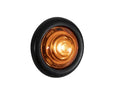 .75 INCH ROUND MARKER CLEARANCE LIGHTS1 AMBER LED WITH STRIPPED LEADS