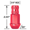 CRAGAR SST OPEN END (13/16IN HEX) 12MM X 1.50