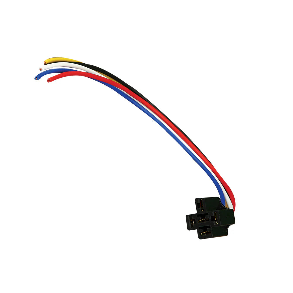 3 WIRE RELAY SOCKET WITH DIODE EACH
