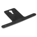 LICENSE PLATE BRACKET, PLASTIC, BLA