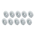 1/4-28 RH Steel Jam Nuts 10pk