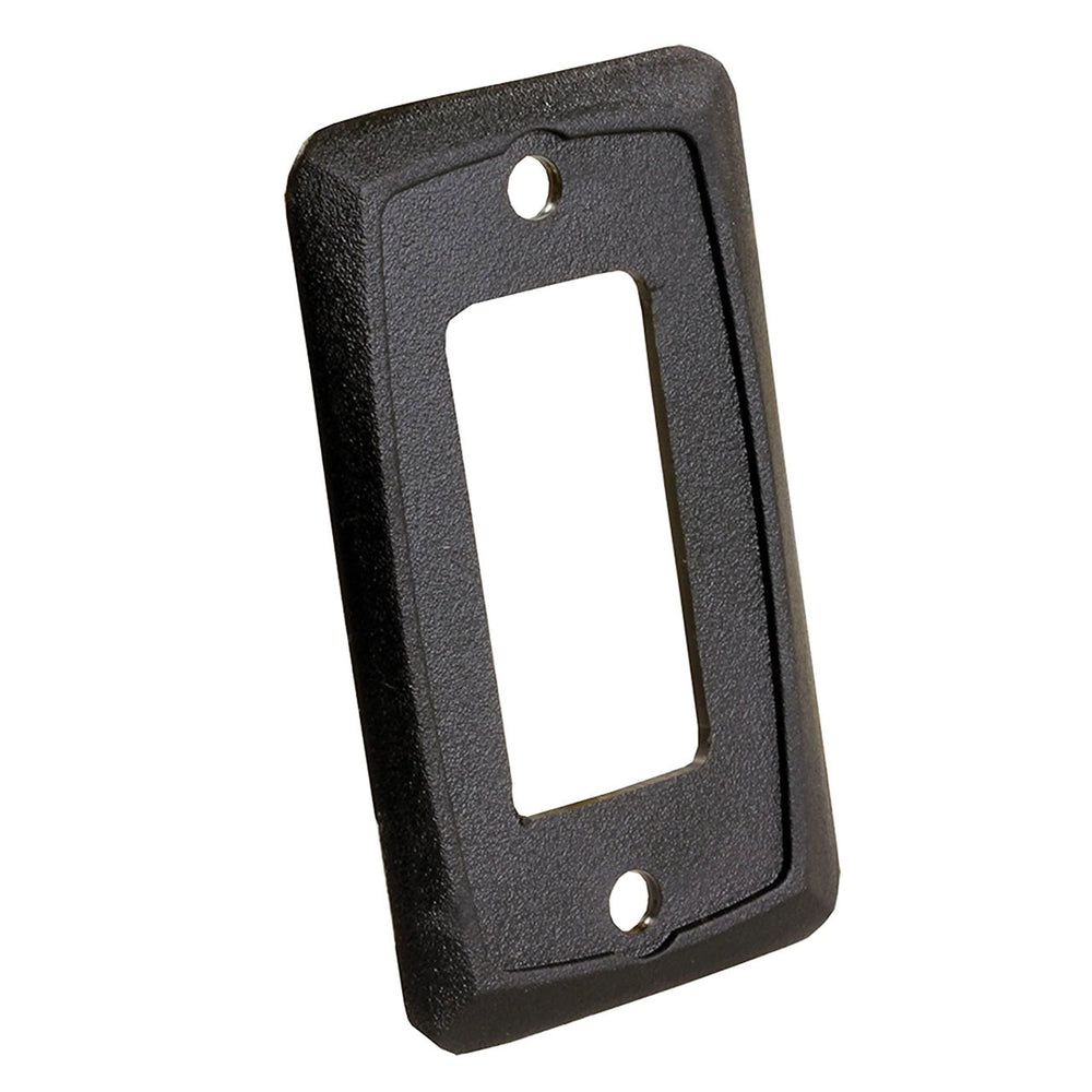 SINGLE FACE PLATE BLACK