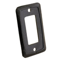 SINGLE FACE PLATE BLACK