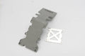 SKIDPLATE REAR PLASTIC (GREY)