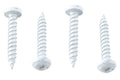PAN HEAD SQUARE RECESS SCREW 8 X 11/4 WHITE (50/CTN)