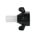 WINGNUT SWIVEL NYLON 1/2IN14 NPT (F) X 1/2IN BARB