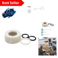 SPOUT NUT AND RINGS REPLACEMENT KIT WHITE