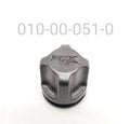 AIR VALVE PARTS: CAP VALVE FLOAT GEN II DIA. .665 X 5/16-32 UNEF-2B NYLON BLACK