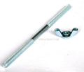 4' STEEL AIR CLEANER STUD WITH 1/4-