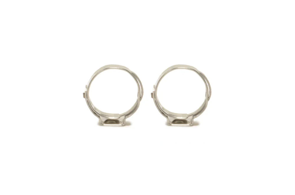 Stainless Steel Pinch Clamps: 16.0-19.2mm (Pack of 2)
