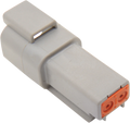 NAMZ Deutsch DT Series 2-Wire Receptacle & Wedgelock - Gray (HD 72122-94GY)