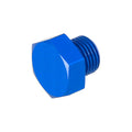 03 AN/JIC STRAIGHT THREAD (ORING) PORT PLUG BLUE