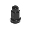 ~(0.3 lbs. 1X0X0)~ Wheel Lug Nut Black 1 2-20 Universal