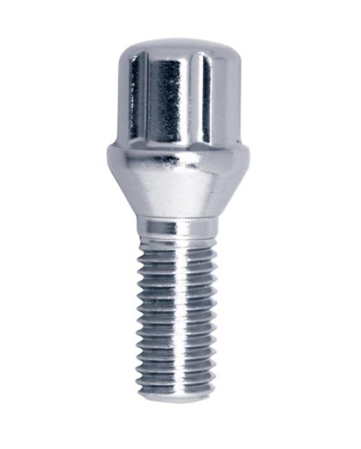 SPLINE LUG BOLT 14-1.50 40MM CHR BU