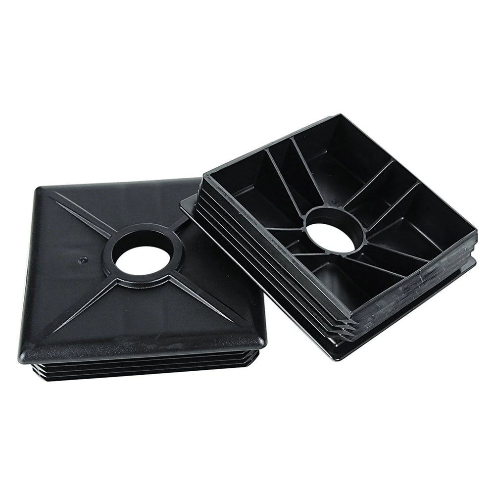 4" X 4" BUMPER CAP BLACK