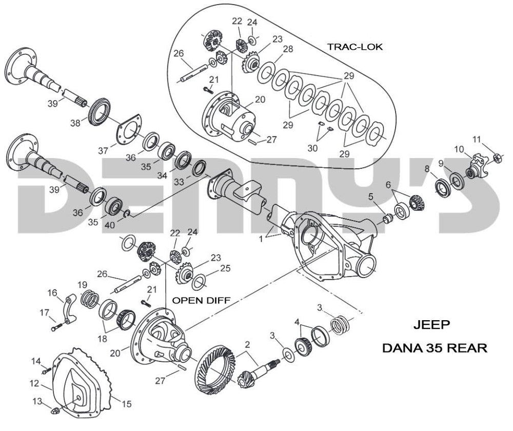 DIFFERENTIAL PINION BEARING COLLAPSIBLE SPACER