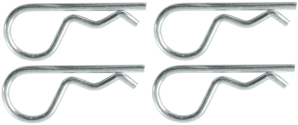 HITCH PIN: FITS 5/16IN TO 1/2IN HITCH PINS. 2IN OVERALL LENGTH 4/PKG.