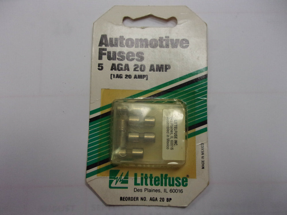 AGA GLS FUSE 5CDS/PK 20A