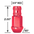 Gorilla HONDA OE LUG 3/4in 12-1.50 CHR BULK